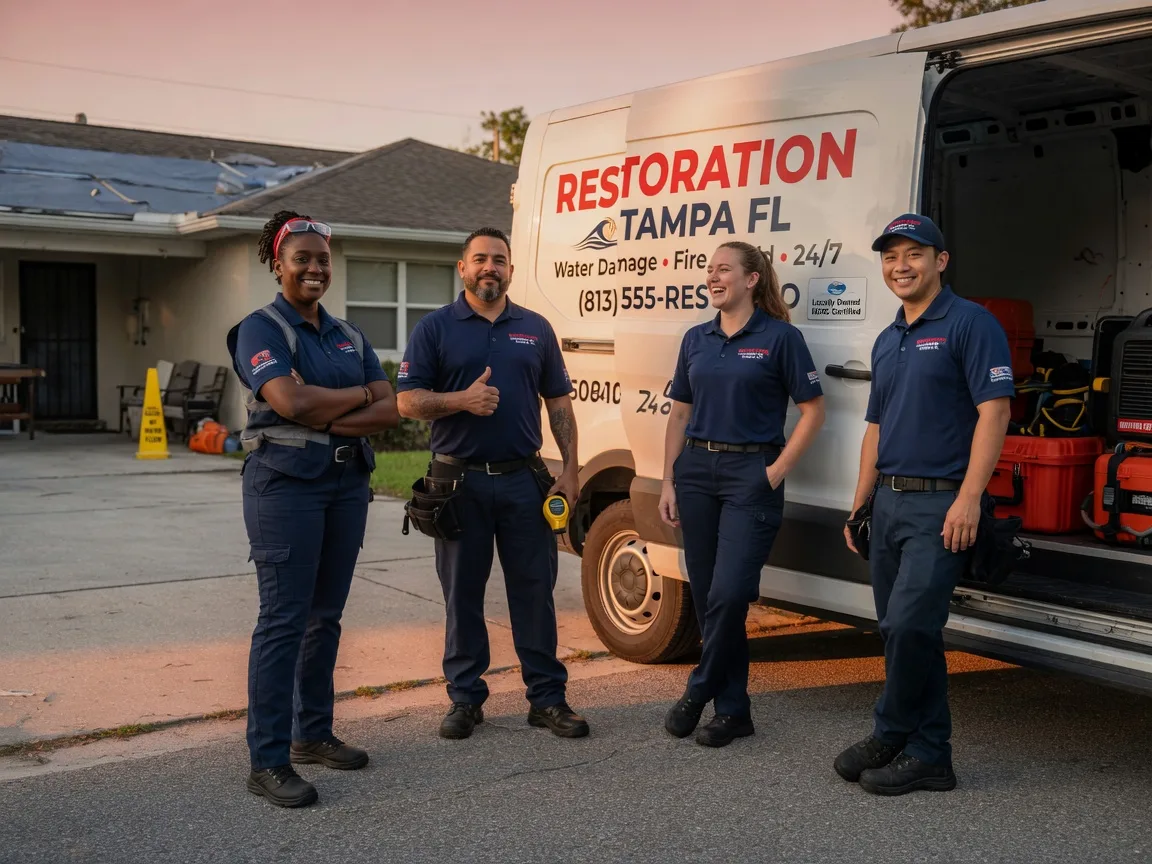 Water Damage Restoration company in Deville, LA